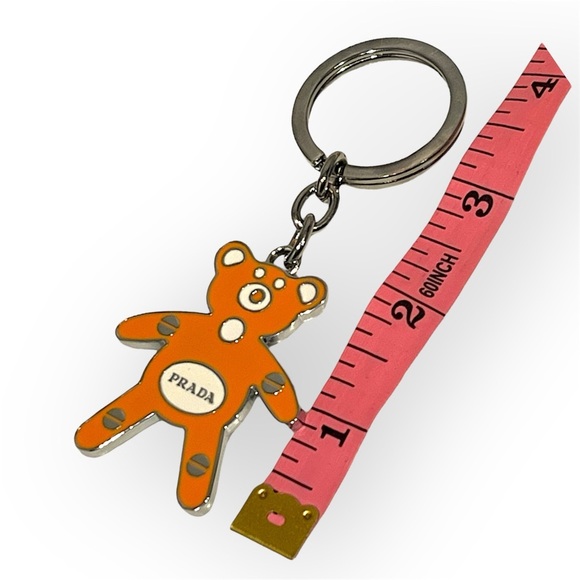 Prada Kuma bear Keychain, metal, enamel - Picture 5 of 5